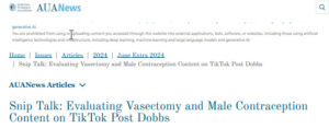 Vasectomy information